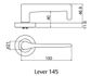 LOCKWOOD SYMPHONY 145 LEVER ON ROUND ROSE FULL SET SC