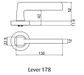 LOCKWOOD SYMPHONY 178 LEVER ON ROUND ROSE FULL SET SC