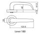 LOCKWOOD SYMPHONY 180 LEVER ON ROUND ROSE FULL SET SC