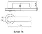 LOCKWOOD SYMPHONY 76 LEVER ON ROUND ROSE FULL SET SC