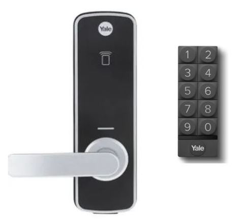 YALE UNITY ENTRANCE LOCK SILVER W/SMART KEYPAD SIL