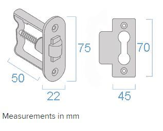 Dormakaba D2520 Roller Catch