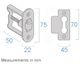 DORMAKABA 2520 ROLLER BOLT SNP