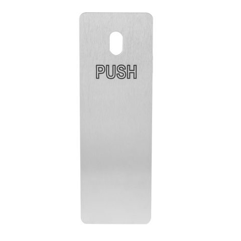 Lockwood 21400FASS 214 EXTERNAL Plate W/Cylinder + Push Outline SS