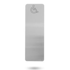 LOCKWOOD 214 EXTERIOR PLATE W/DISABLE SYMBOL OUTLINE SS