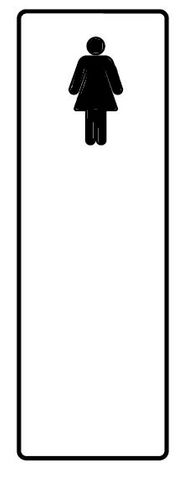 LOCKWOOD 214 EXTERIOR PLATE W/FEMALE SYMBOL INFILL SS