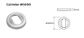 6000 SERIES CYLINDER ESCUTCHEON SC