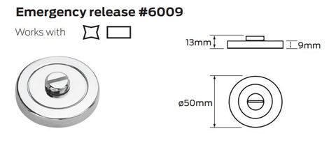 LEGGE 6000 SERIES 6009 EMERGENCY RELEASE
