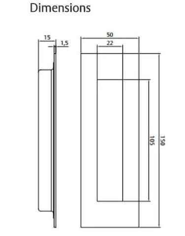 LOCKWOOD FP2-150 FLUSH PULL