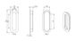 DORMAKABA FP150 OVAL FLUSH PULL 150X54MM SSS