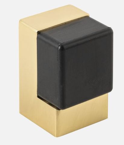 TRADCO 20820 SQUARE DOOR STOP POLISHED BRASS H50XW32XD35MM