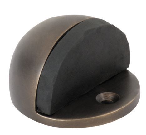 TRADCO 2350 OVAL DOOR STOP ANTIQUE BRASS H29XD40MM