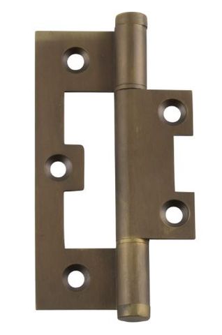 TRADCO 2398 HINGE HIRLINE ANTIQUE BRASS H89XW35MM