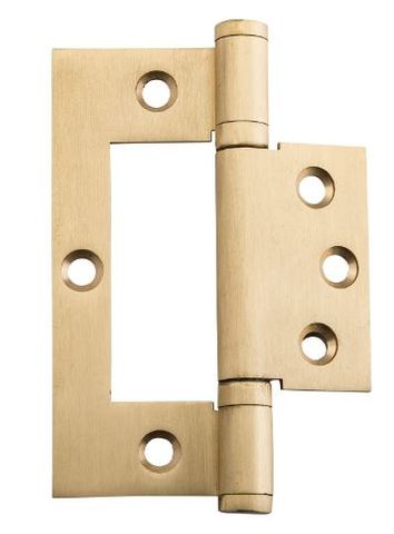 TRADCO 2847 HINGE HIRLINE SATIN BRASS H100XW49MM