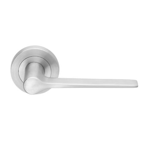 DESIGNER DOORWARE GABRIELLA LEVER SET ON R10 ROSE INC. LATCH BOLT