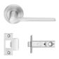 DESIGNER D/WARE GABRIELLA LVR SET ON R10 ROSE INC LATCH BOLT