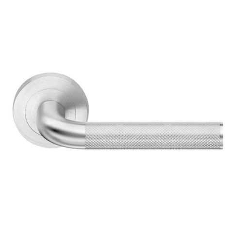 DESIGNER DOORWARE KAMEN FLINDERS LEVER SET ON R10 ROSE INC. LATCH BOLT