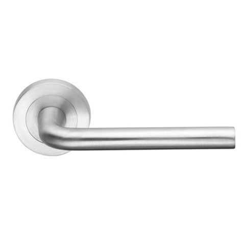 DESIGNER DOORWARE LODDEN LEVER SET ON R10 ROSE INC. LATCH BOLT