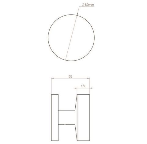 DESIGNER DOORWARE TIMBER NIKI KNOB SET ON R10 ROSE INC. LATCH BOLT