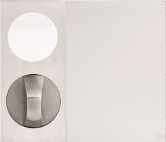 LOCKWOOD 220D DETENTION PLATE WITH CYL HOLE + 21 KNOB LH SSS