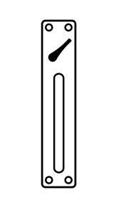 Lockwood 21942GN/P2LSS 219 INTERNAL Plt W/Pull Outline, Disable Turn + P2 LH SS