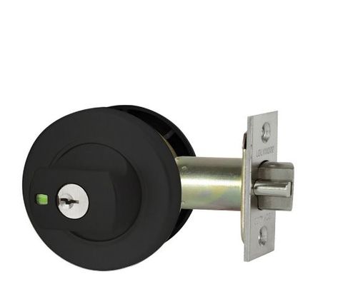 LOCKWOOD 005 LATCHING ROUND ROSE UNIVERSAL PACK MATT BLACK