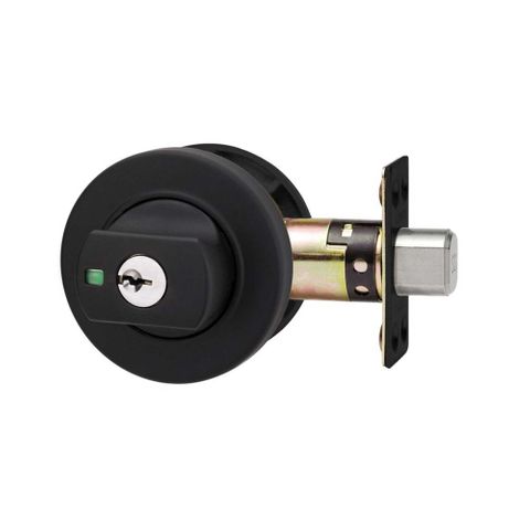 Lockwood 005/B1MBKDP 005 Paradigm Round Rose Dbl.Cyl Deadbolt MBK