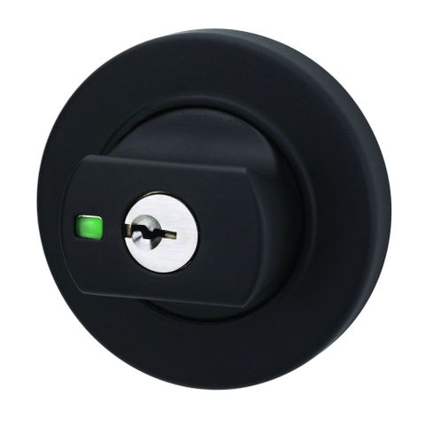 Lockwood 005/B1MBKDP 005 Paradigm Round Rose Dbl.Cyl Deadbolt MBK