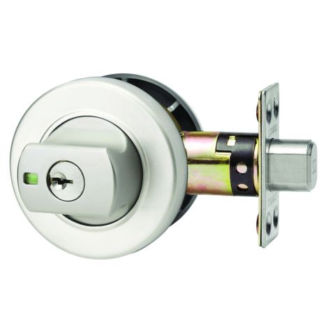 Lockwood 005/B1SPDP 005 Paradigm Round Rose Dbl.Cyl Deadbolt SP