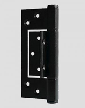 MCCALLUM A104 ALUMINIUM FASTFIX INTERFOLD HINGE 130X39MM BLK