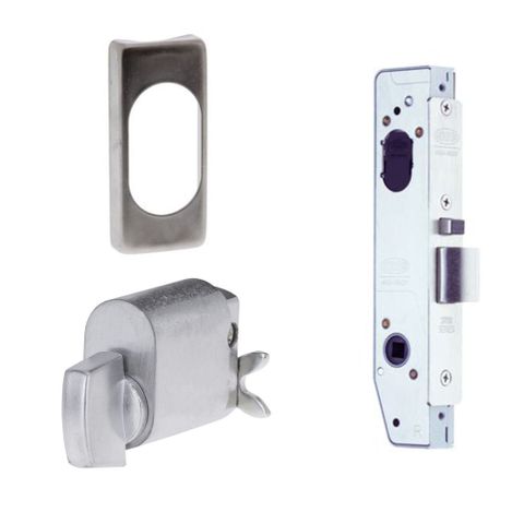 LOCKWOOD 3782 MORTICE LOCK KIT W/3540 TURN + CYLINDER SC