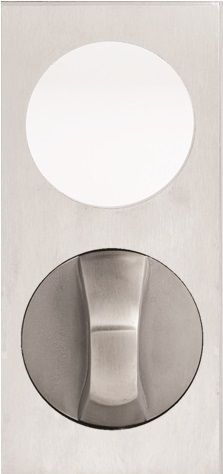 LOCKWOOD 222D DETENTION PLATE WITH CYL HOLE + 21 KNOB SSS