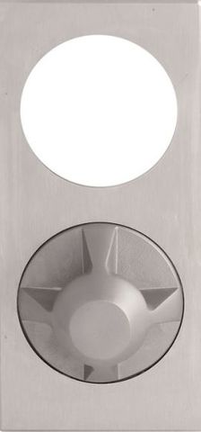 LOCKWOOD 222D DETENTION PLATE WITH CYL HOLE + 22 KNOB SSS