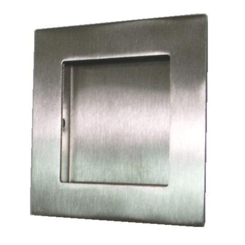 SCOPE FP37 SQUARE FLUSH PULL 70X70MM CONCEALED FIX SS