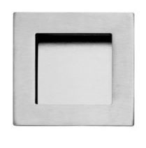 SCOPE FP38 SQUARE FLUSH PULL 50X50MM CONCEALED FIX SS