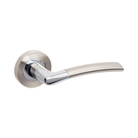 ZANDA 10010 LUXE ROUND ROSE LEVER SET BNCP