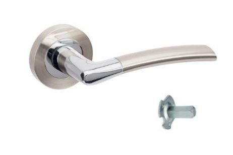 ZANDA 10013.L LUXE ROUND ROSE DUMMY LEVER LEFT HAND BNCP