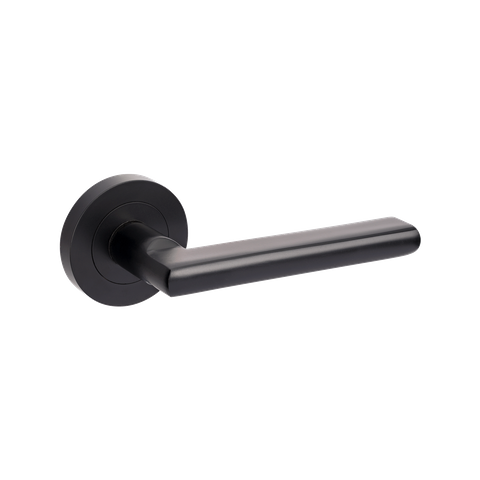 ZANDA 10020 EPIC ROUND ROSE LEVER SET BLK