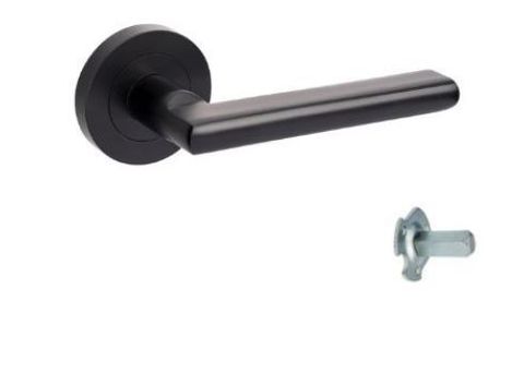 ZANDA 10023.D EPIC ROUND ROSE DUMMY LEVER BLK