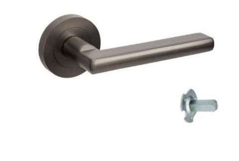 ZANDA 10023.D EPIC ROUND ROSE DUMMY LEVER GN