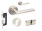 ZANDA 10024.1 EPIC ROUND ENTRANCE SET W/LOCK + FURN BNCP