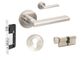 ZANDA 10024.4 EPIC ROUND ENTRANCE SET W/LOCK + FURN BNCP