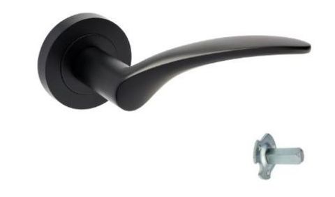 ZANDA 7015.D APOLLO ROUND ROSE DUMMY LEVER LEFT HAND BLK