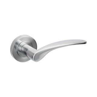 ZANDA 7015 APOLLO ROUND ROSE LEVER SET SC