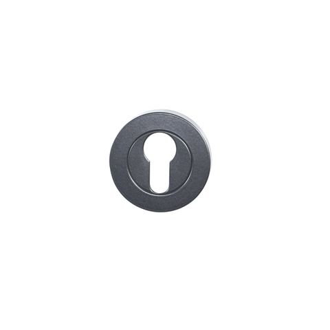 ZANDA 7020.2 ROUND EURO ESCUTCHEON PAIR BLK