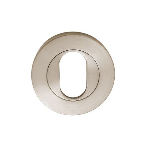 ZANDA 7020.O ROUND OVAL ESCUTCHEON PAIR BN