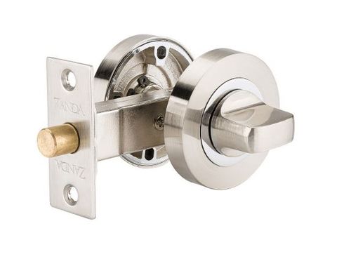 Zanda 7032.BN/CP 7032 Round Privacy Kit With Bolt 60mm Backset CP