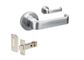 ZANDA 7090 STREAMLINE ROUND ROSE LEVER PRIVACY W/LATCH SC