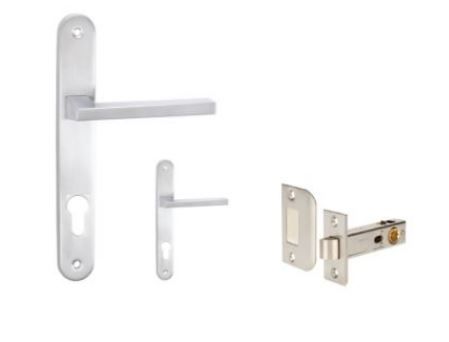 ZANDA 7105 VECTOR LONGPLATE PASSAGE SET WITH LATCH BN