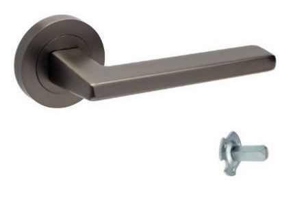 ZANDA 7106 VECTOR ROUND ROSE DUMMY LEVER GN